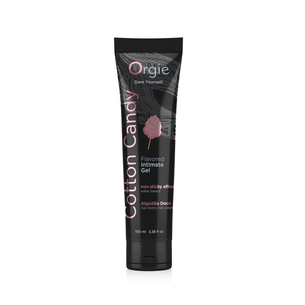 Slide Waterbasis Glijmiddel Orgie Cotton Candy 100 ml - Flavored intimate gel with cotton candy aroma.