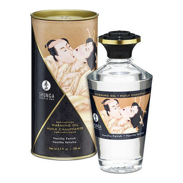 Olie met Warmte-effect Vanille Shunga Vanilla fetish 100 ml