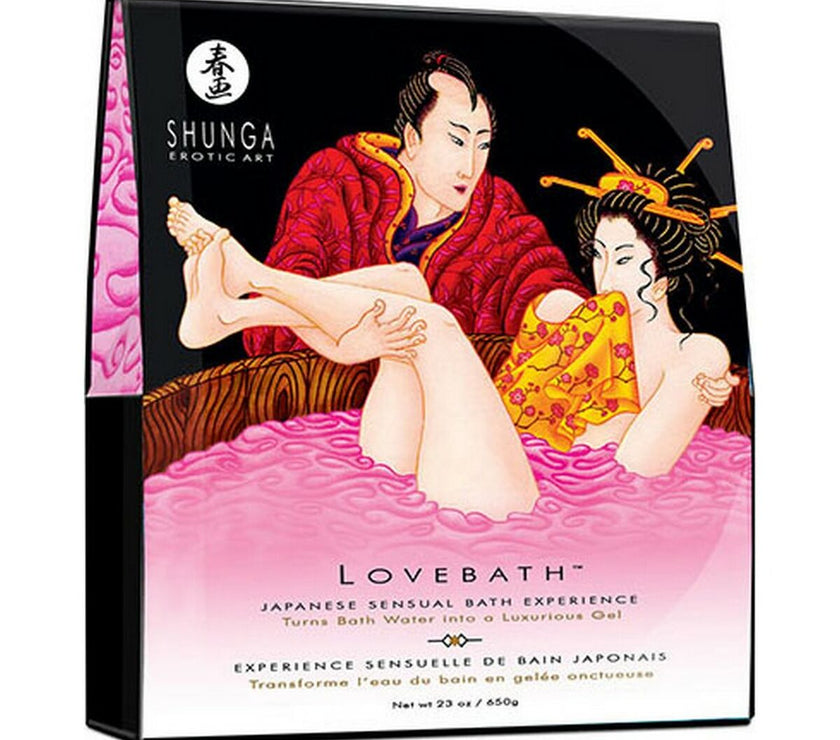 Liefdesbad Drakenfruit Lovebath Shunga luxurious bath experience with dragon fruit essence.