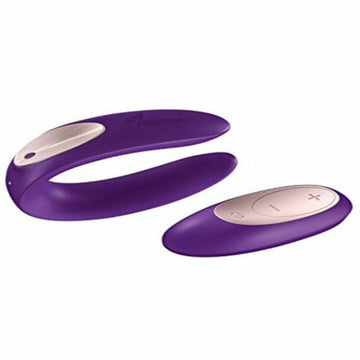 Dubbele Stimulatie Vibrator Satisfyer PARTNER PLUS Paars