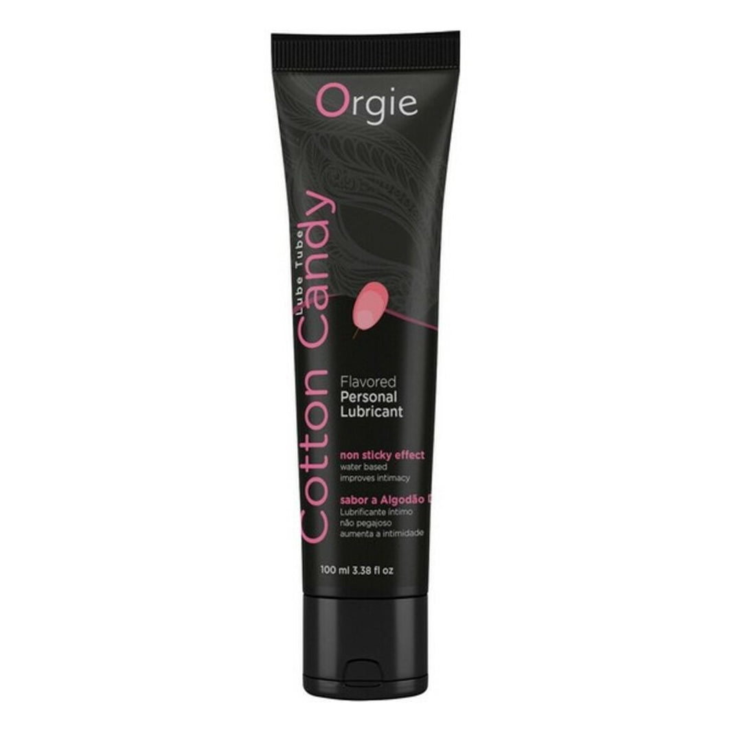 Slide Waterbasis Glijmiddel Orgie Cotton Candy 100 ml met suikerspin aroma, voor een non-sticky ervaring.