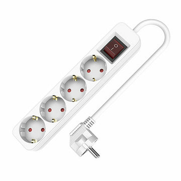 4-voudige Stekkerdoos met Schakelaar TM Electron (1,5 m)